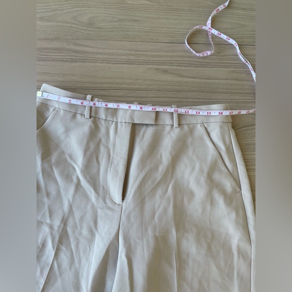 Abercrombie & Fitch Cream Wide-Leg Trousers - Picture 7 of 13